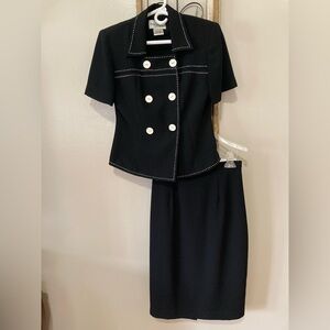 Danny & Nicole Womens Blazer & Shirt 6